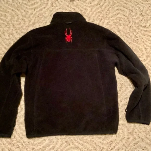 Spyder Fleece Full Zip Teen youth size 12 - Picture 2 of 3